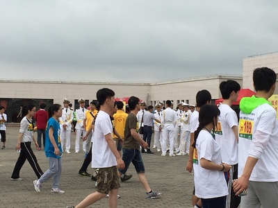 上海浦东滴水湖酷跑主题一日团建活动成功案例-上海五四团建公司