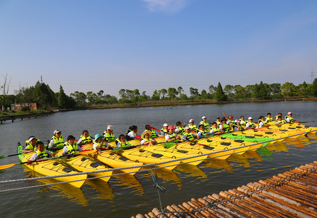 上海团建活动可以去哪里长兴岛雅趣谷拓展训练基地
